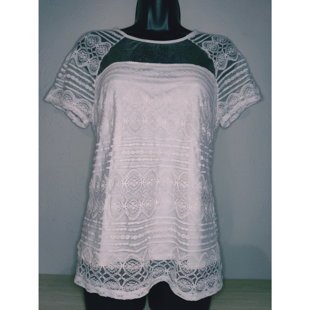 Laundry by shelli Segal Lace Top Elegant small